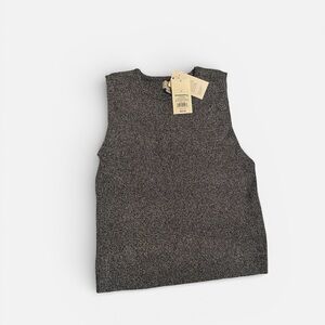A New Day Silver Sleeveless Knit Top Size L (box of 9)